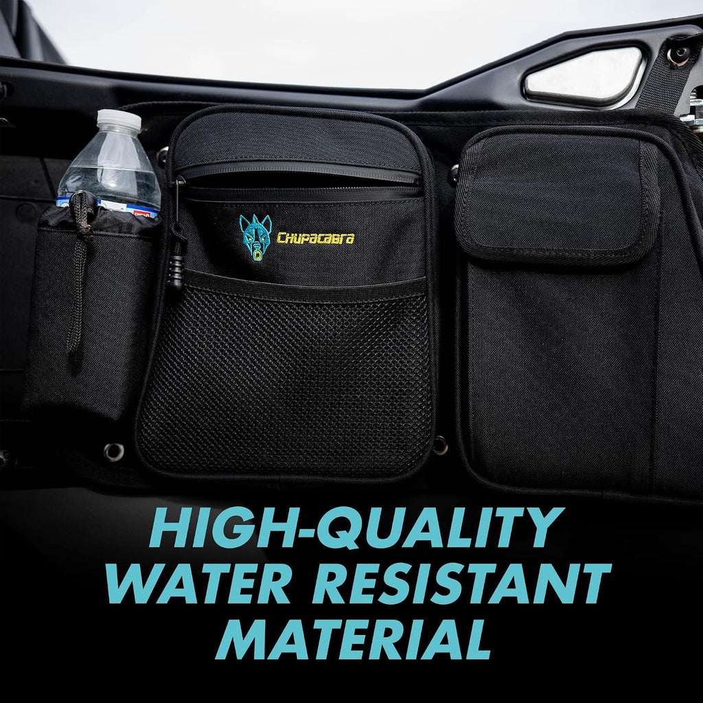 Chupacabra Offroad CH015 RZR Rear Door Bags - The Backseat RZR Door Bags are Compatible with 2014-2020 RZR XP 4 1000 Turbo S900 (Left and Right UTV Storage Bags Included)