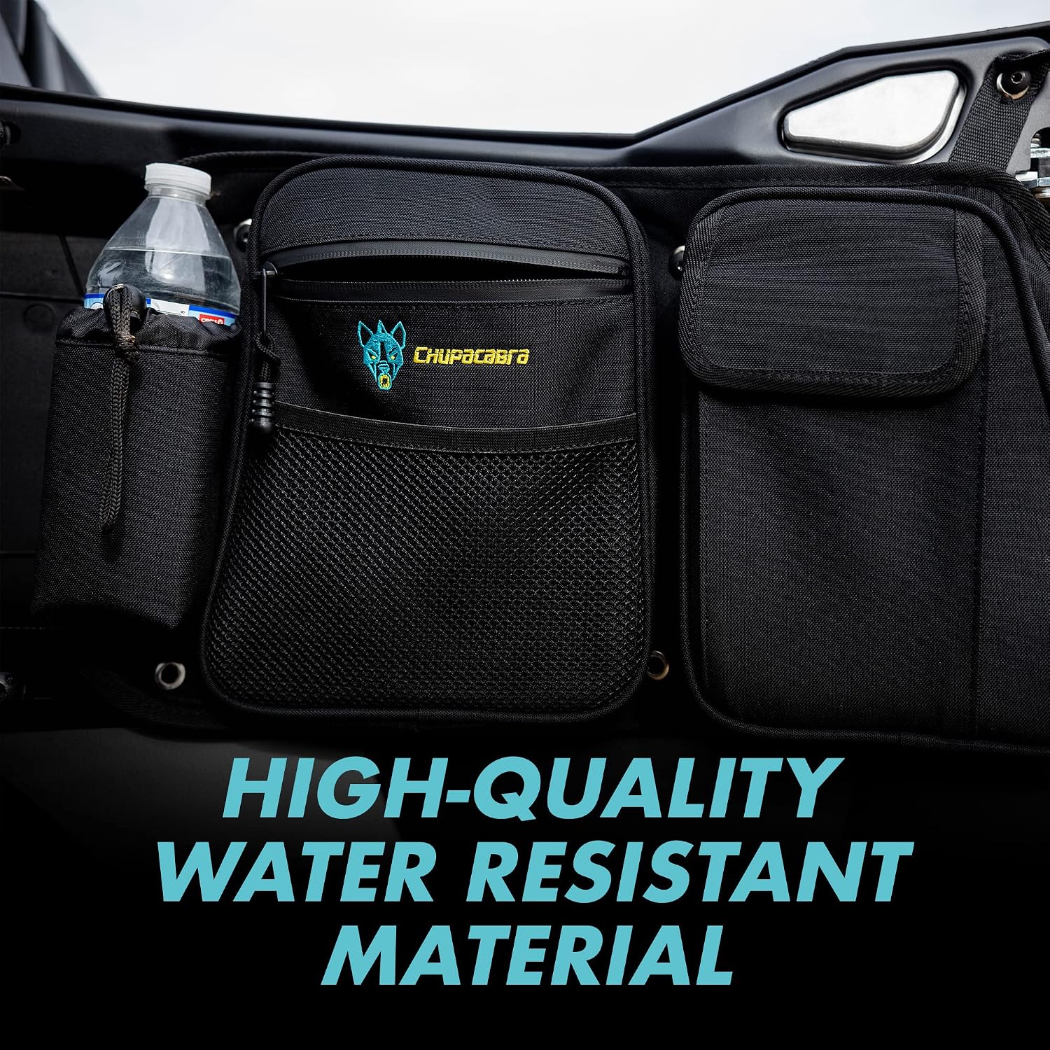 Chupacabra Offroad CH015 RZR Rear Door Bags - The Backseat RZR Door Bags are Compatible with 2014-2020 RZR XP 4 1000 Turbo S900 (Left and Right UTV Storage Bags Included)