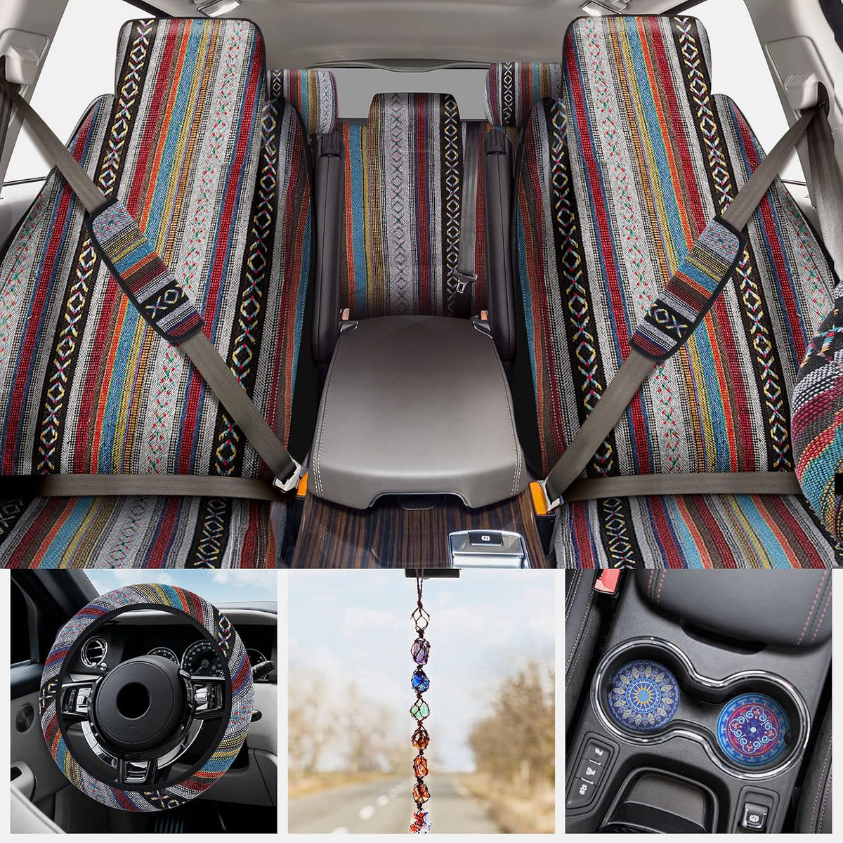 frienda 14 pcs baja saddle blanket car seat on a desk or shelf
