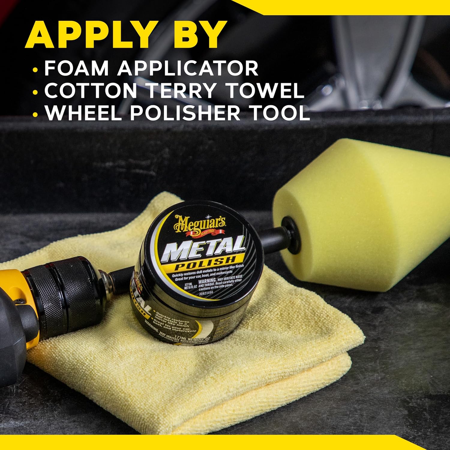 Meguiar's G211606 Metal Polish -6 Oz Container