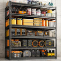 REIBII 3600LBS Garage Shelving 48" W Storage Shelves 6 Tier Garage Shelving