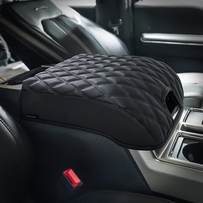 KMMOTORS F150 Center Console Cover, Thick Armrest Cushion, Interior Accessories - Image 3