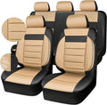 car pass leather seat covers full set universal, main product view