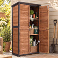 outdoor storage cabinet waterproof with metal frame and, main product view