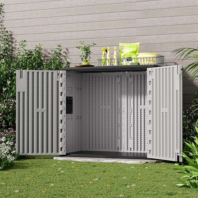 Outdoor Storage Cabinet for Patio & Garden Shed, 37Cu.ft Outdoor Storage Shed - Image 4