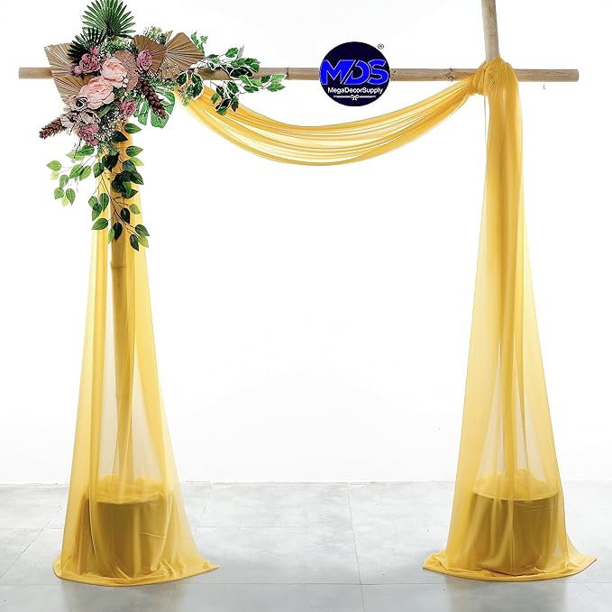 MDS Halloween Chiffon Draping Fabric - 1 Panel, 30" Wide x 75ft Long - S...