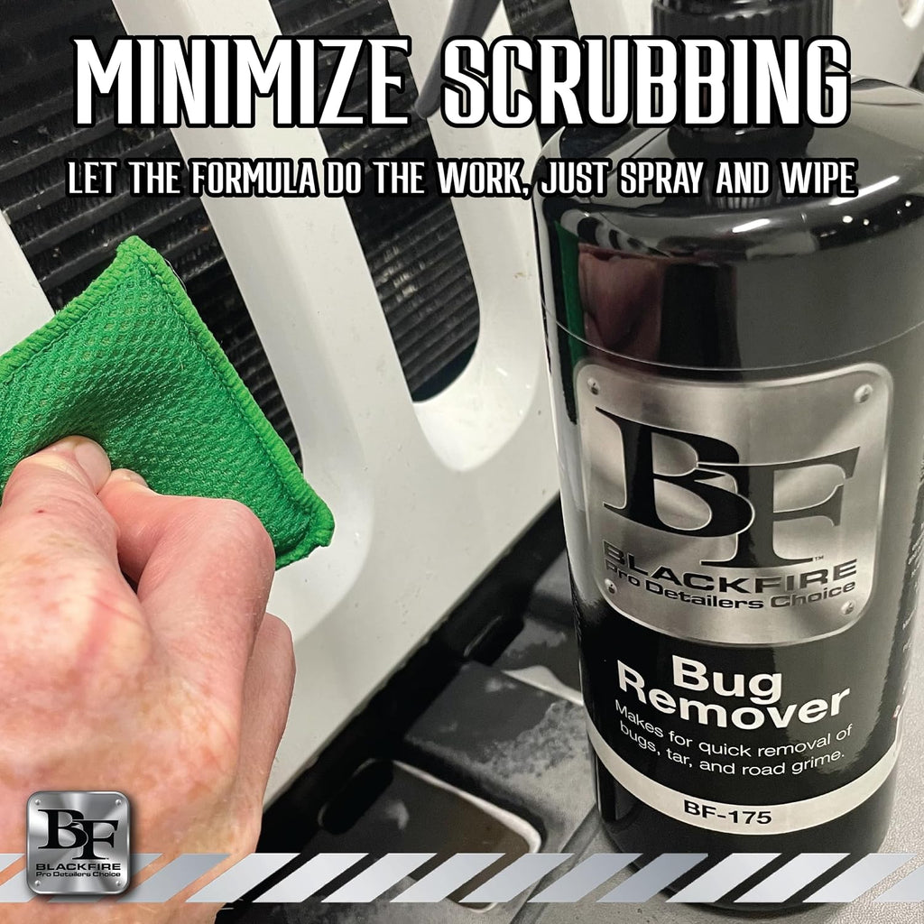 Blackfire Pro Detailers Choice Bug Remover | Specialized Automotive Spray Cleaner & Spot Treatment | Safe for Vehicle Paint | Removes Bugs Without Damage | BF-175 | 32oz