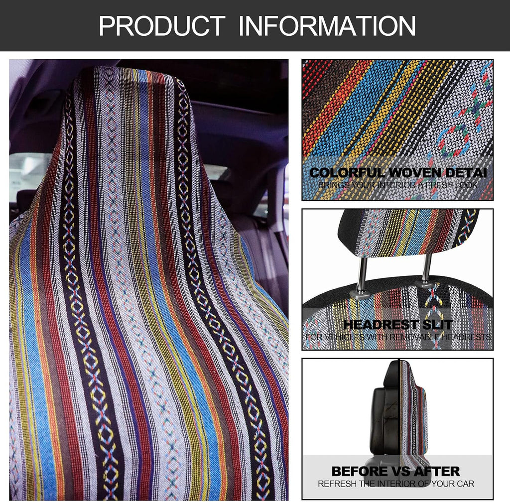 frienda 14 pcs baja saddle blanket car seat showing dimensions