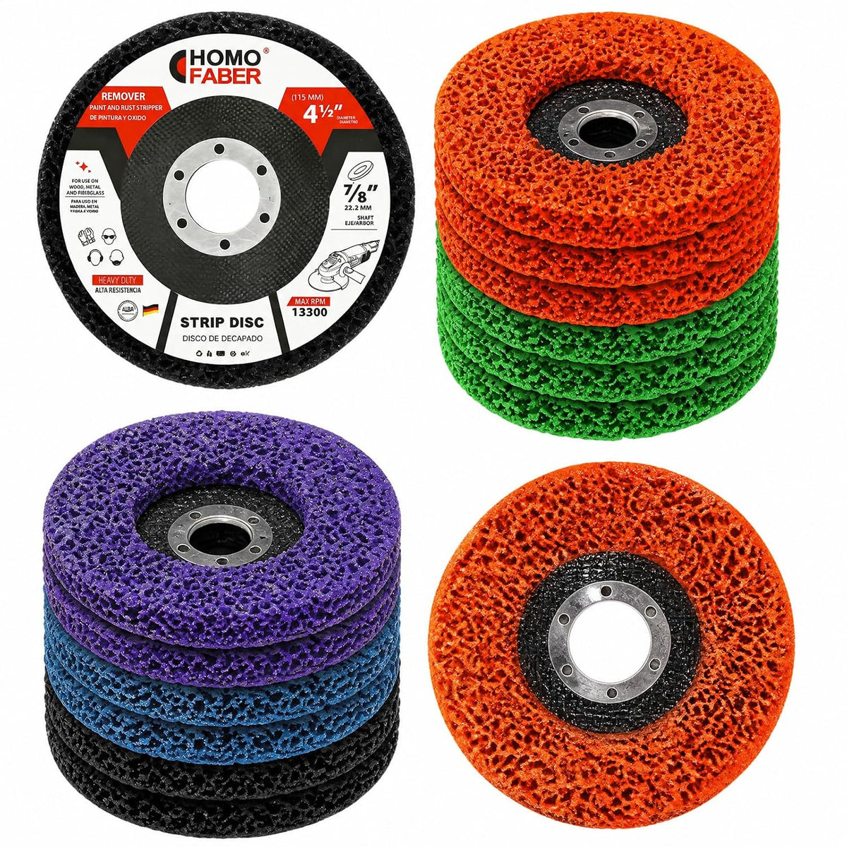 homo faber strip discs for angle grinder, 12, main product view