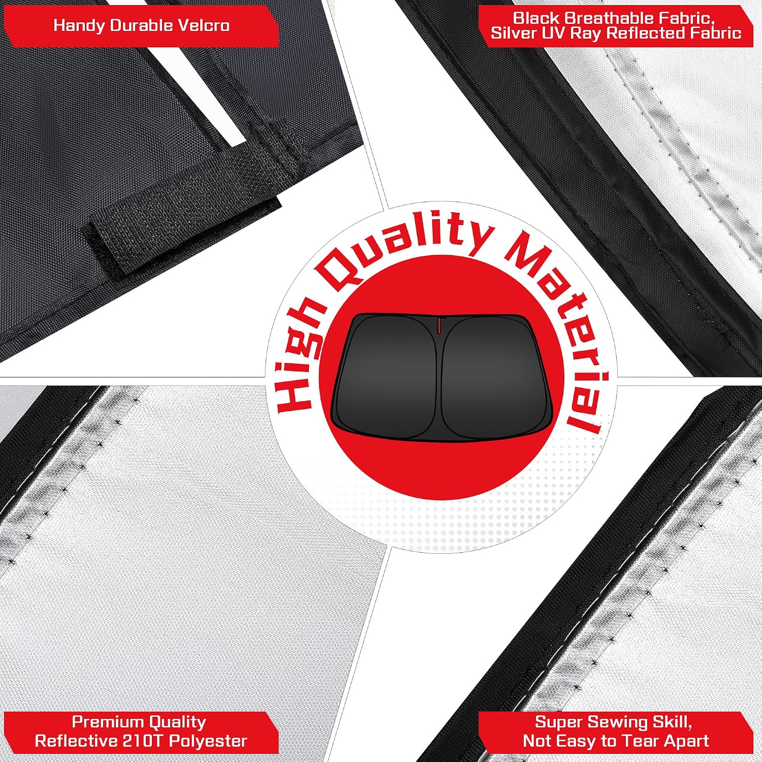 ARISMOTOR Windshield Sun Shade for Honda HRV HR-V 2023-2026 2027 | Custom Fit, Foldable Front Window Sunshade Sun Visor Protector, Block UV Rays, Keep Car Cooler