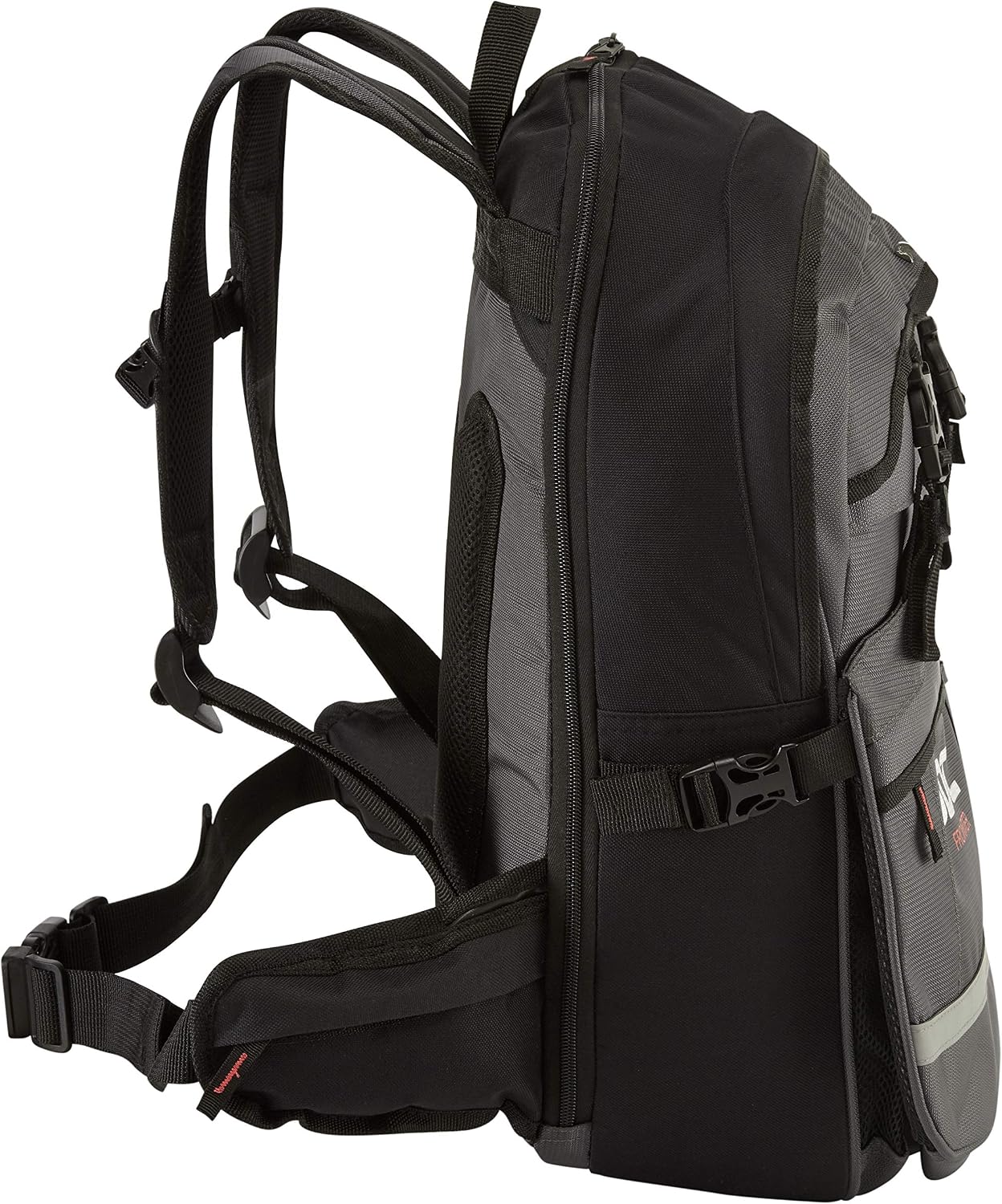 JDC Motorcycle Backpack With Helmet Holder/Carrier - 24L Expandable to 36L - FRONTIER