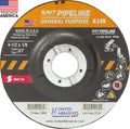 united abrasives-sait 22030 a24r general purpose pipeline wheel, main product view