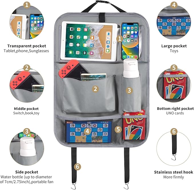 LUCMO Car Backseat Organizer - Image 6