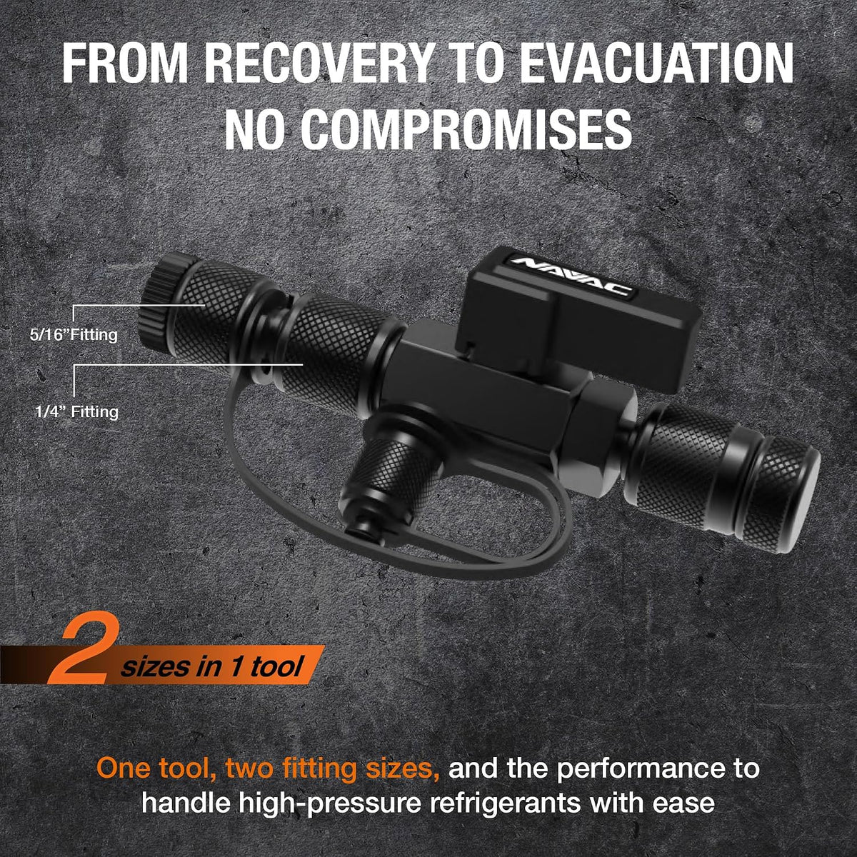 navac nvr2 valve core removal tool - 1/4, close-up detail