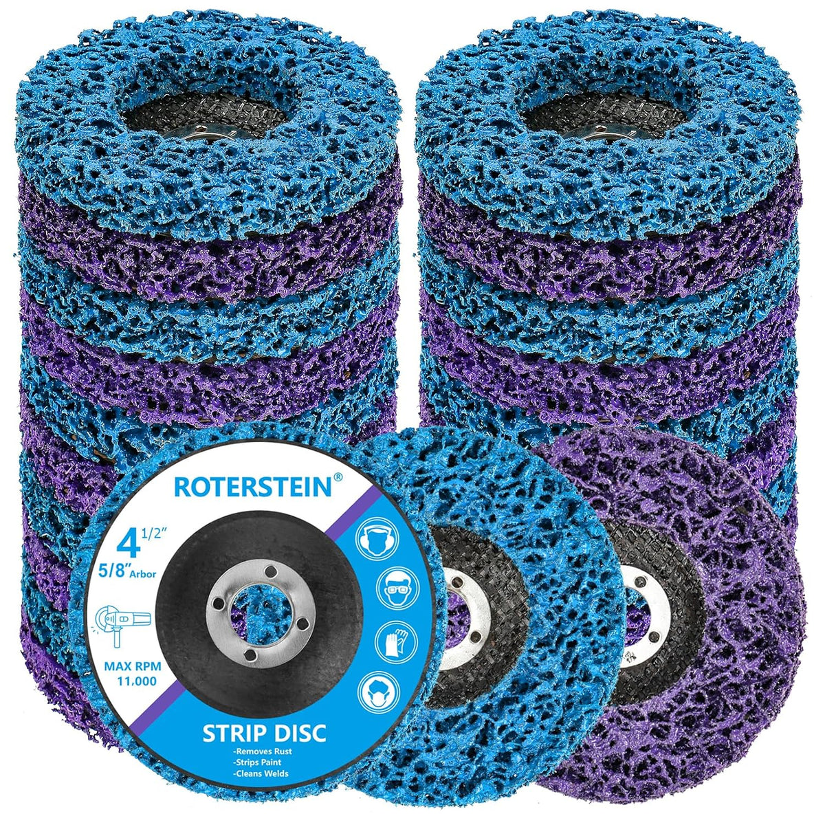 strip discs stripping wheel 4.5 inch for angle, main product view