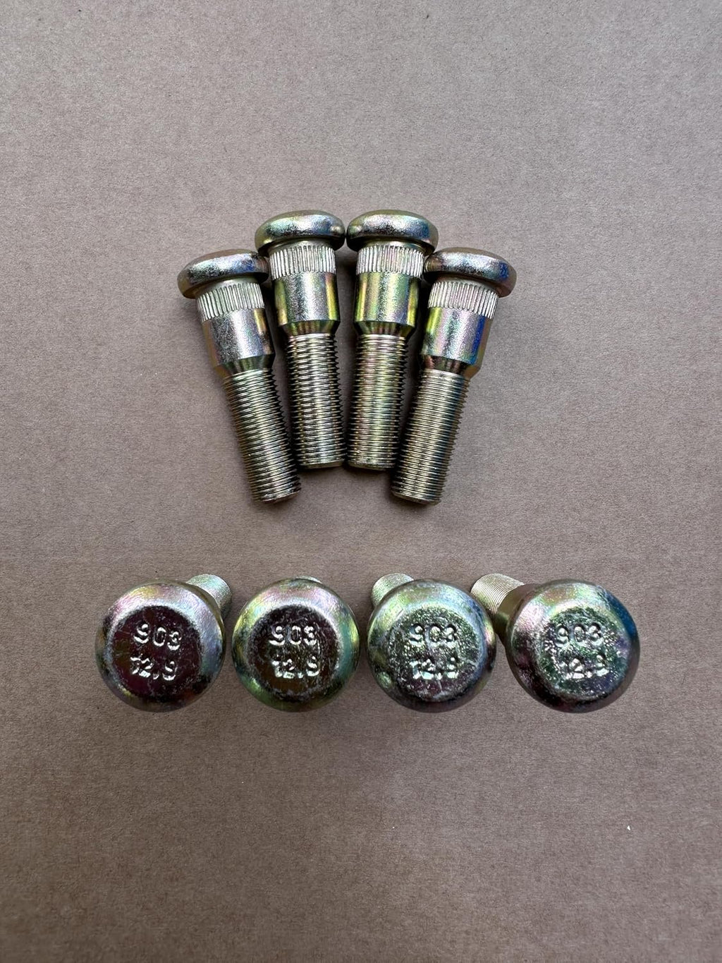 8pcs Drive in Trailer Wheel Hub Stud 9/16-18 x 2.28 in. UHL 0.686 in Knurl Replacement for 7-132 Dexter 5200 6000 7000 lb Hubs