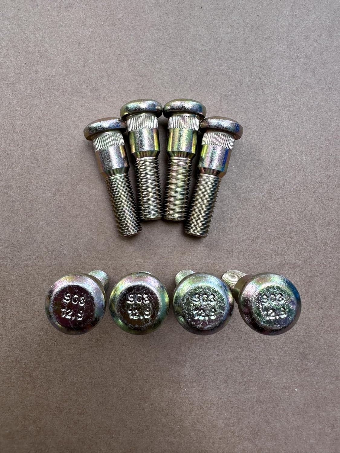 8pcs Drive in Trailer Wheel Hub Stud 9/16-18 x 2.28 in. UHL 0.686 in Knurl Replacement for 7-132 Dexter 5200 6000 7000 lb Hubs