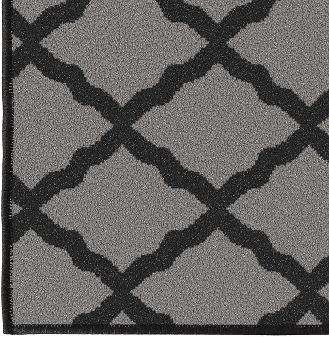 Ottomanson 3'3" x 5' Rugs for Living Room Trellis Area Rug for Bedroom - Image 8