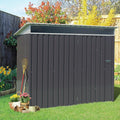 Vongrasig Outdoor Storage Shed, 6 x 4 FT Outside Metal Garden Shed