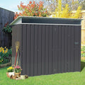 Vongrasig Outdoor Storage Shed, 6 x 4 FT Outside Metal Garden Shed by Vongrasig