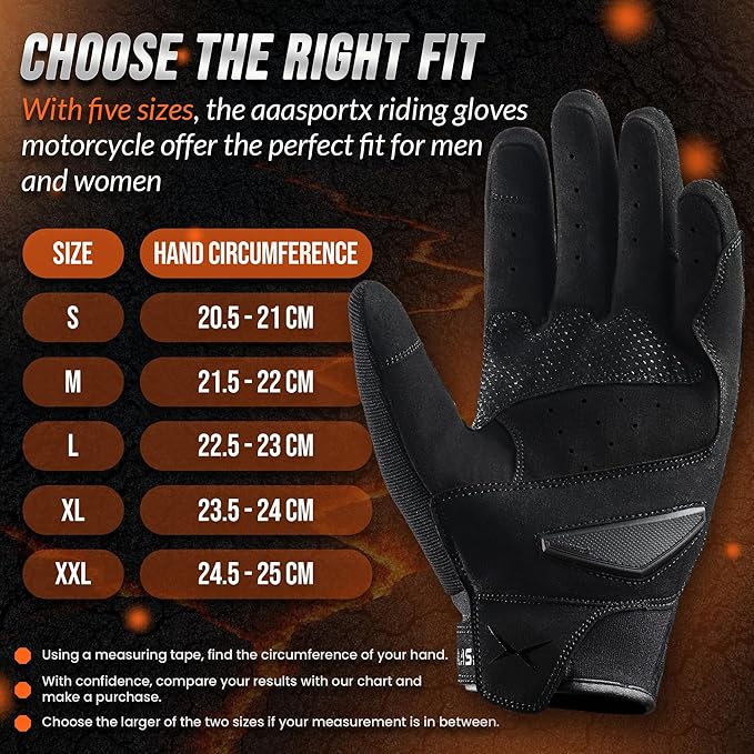 Breathable Motorcycle Gloves for Men - Image 7