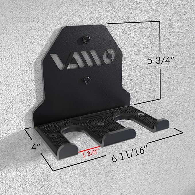 VAIIO Single Olympic Barbell Hanger, Garage Gym Bar Wall Rack, Vertical Barbell - Image 2