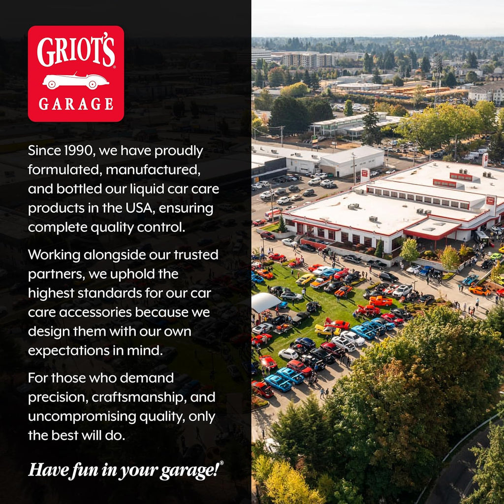 Griot's Garage Spray-On Car Wash for Vehicle Cleaning and Detailing, Rinseless and Waterless, No Hose and Bucket Needed, With Carnauba Wax Protection, 11065, 35oz