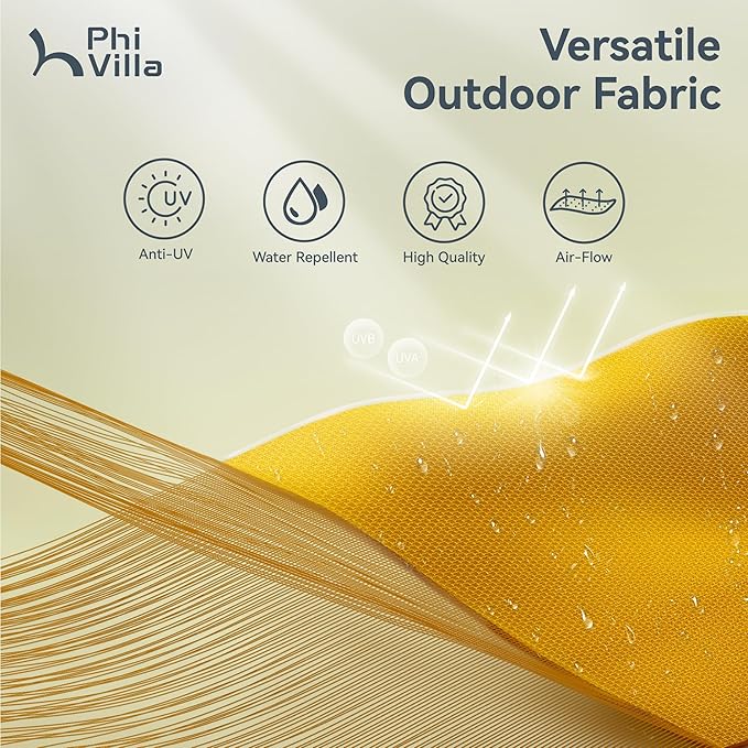 PHI VILLA 15ft Large Patio Umbrellas - Image 6