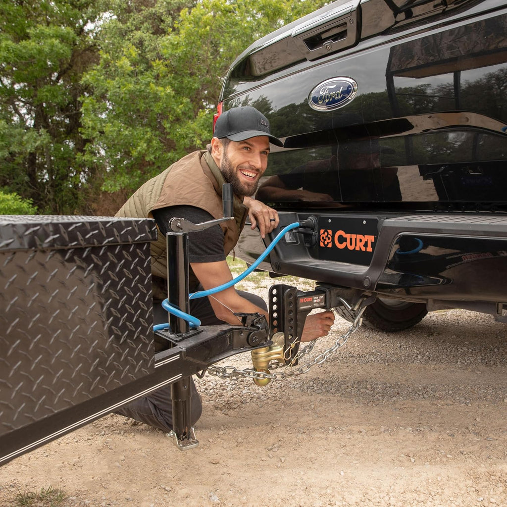 CURT Manufacturing 45900 Channel-Style Adjuastable Dual Ball Mount