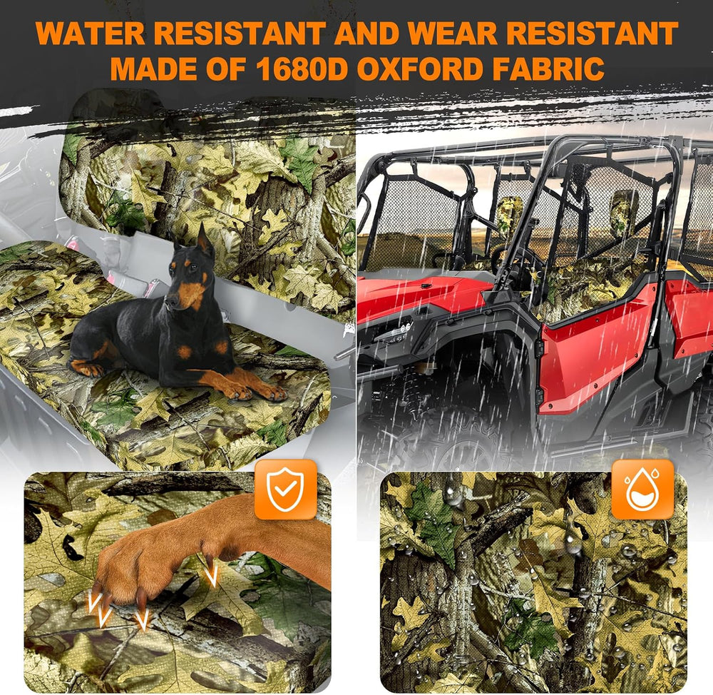 BORDAN UTV Seat Cover for Pioneer 1000/1000-5/1000-6 2016-2025, 1680D Heavy D...