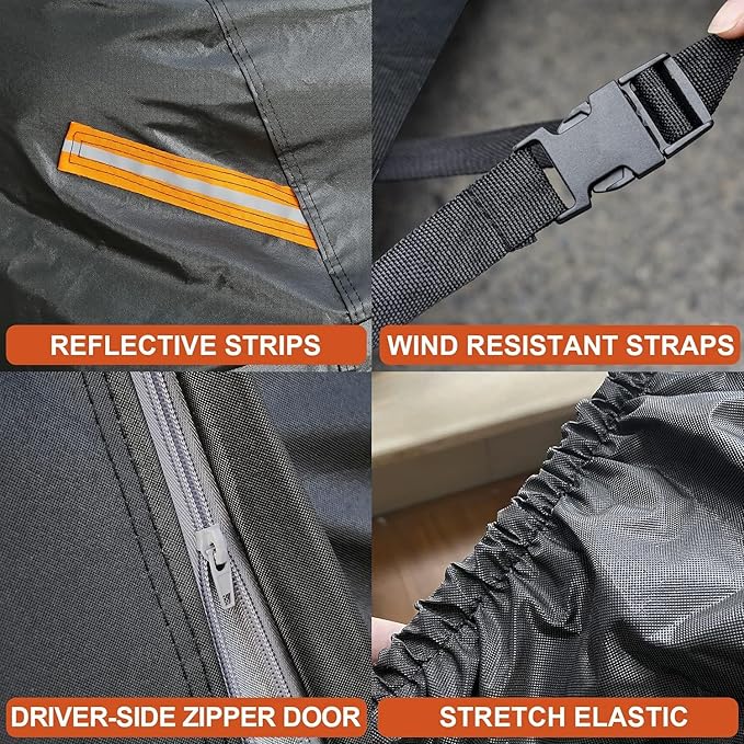 Kayme 7 Layers Minivan Car Cover Waterproof All Weather - Image 4