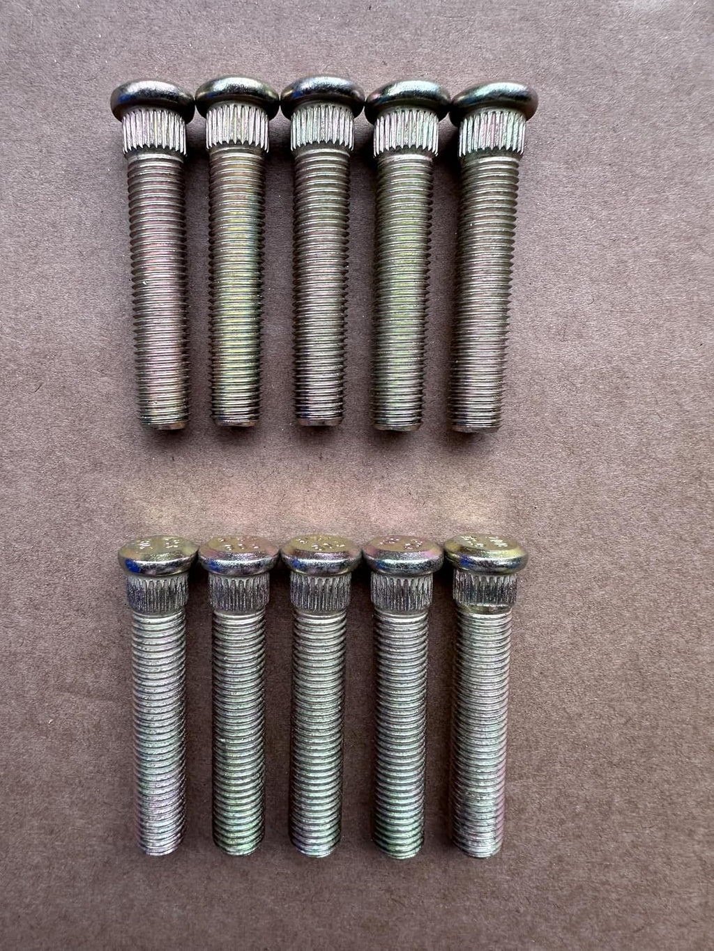 10pcs Extended Wheel Stud 1007708 M12x1.5 2.5 in. Length Replacement for GM Chevrolet Camaro Corvette, Ford Fusion Escape Foucs Fiesta Transit Connect Courier