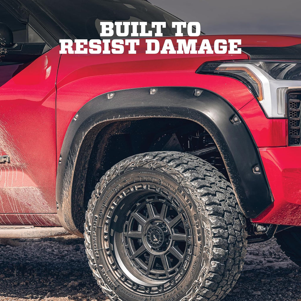 Husky Liners Fender Flares Pocket Style | Fits 2015-2020 Chevrolet Colorado, Excludes ZR2 Models | Front & Rear, 4-pc Black - 2804969