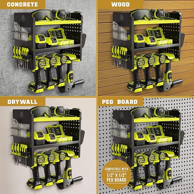 Heavy-Duty Metal Tool Storage Rack - Image 5