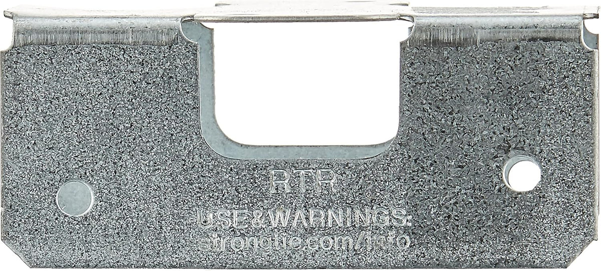 simpson strong-tie rigid tie connector rtr-50 - 20-gauge, side view