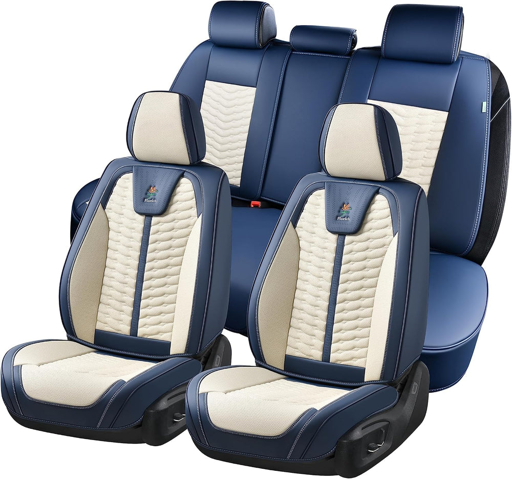 FLORICH Seat Covers for Cars, Seat Covers Full Set 5 Seats, Waterproof Leathe...