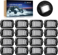 MICTUNING C2 Curved White Rock Lights - 16 Pods Underglow Lights Compatible for Car Truck Offroad Boat, IP68 Waterproof