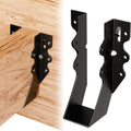 black 2x6 joist hangers for wood, 18 gauge, main product view