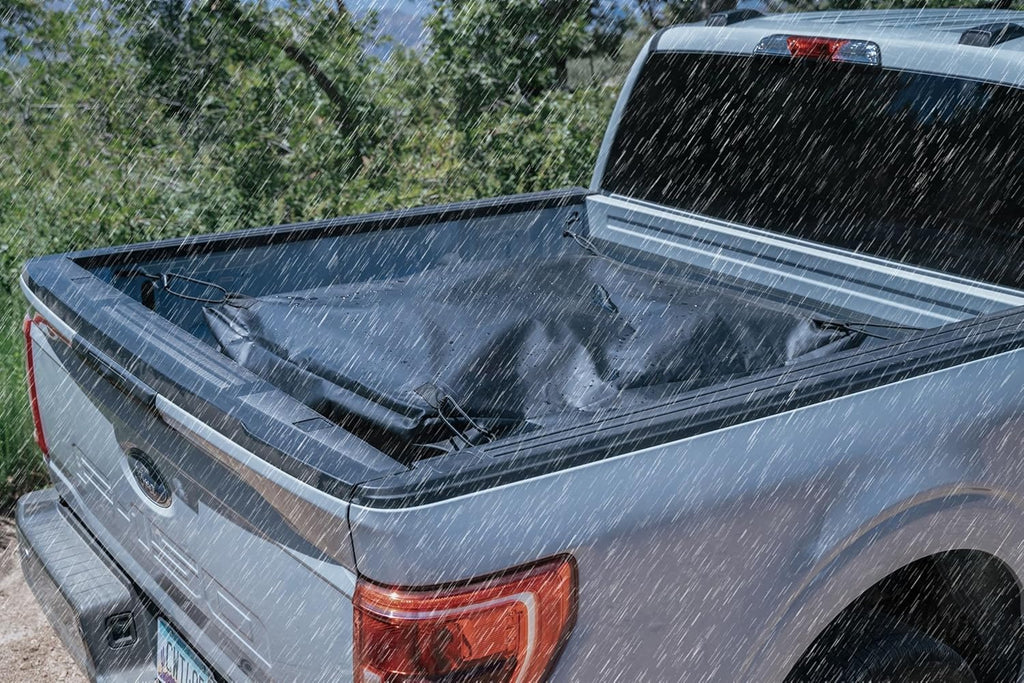 SENYAZON Truck Bed Cargo Bag, Waterproof Pickup Bed Storage, Vehicle Soft-Shell Cargo Carriers, 26 Cubic Feet (51''x40''x22'') Heavy Duty Cargo Bag with 4 Adjustable Bungee Cords
