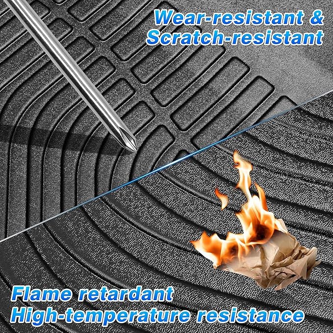Cartist Floor Mats Fits for Ford Ranger 2019 2020 2021 2022 2023 Accessories - Image 7