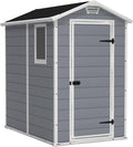 Keter Manor 4x6 Resin Outdoor Storage Shed Kit-Perfect to Store Patio Furniture by Keter