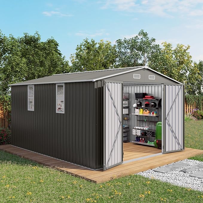 10x12 FT Outdoor Storage Shed by Zolyndo