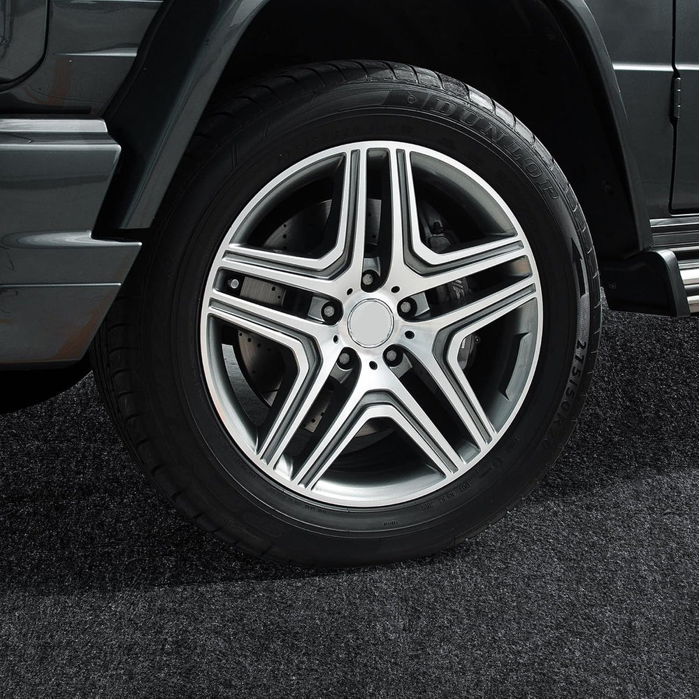 HOMBYS Extra Large Garage Floor Mats for Under Car, Dark Grey Garage Flooring...
