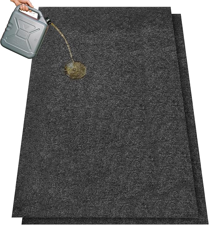 GlowShade 2 Pack Oil Spill Mat, 36 X 60 Inch Garage Floor Mat Under Car by Unknown