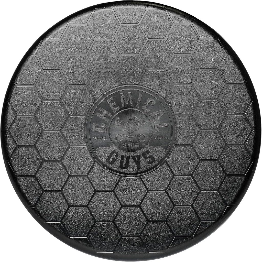 Chemical Guys IAI519 Car Wash Bucket Lid, Black (Can Be Used as Seat, Storage, Etc) - Fits Chemical Guys Bucket & Other Standard Buckets; Bucket Not Included