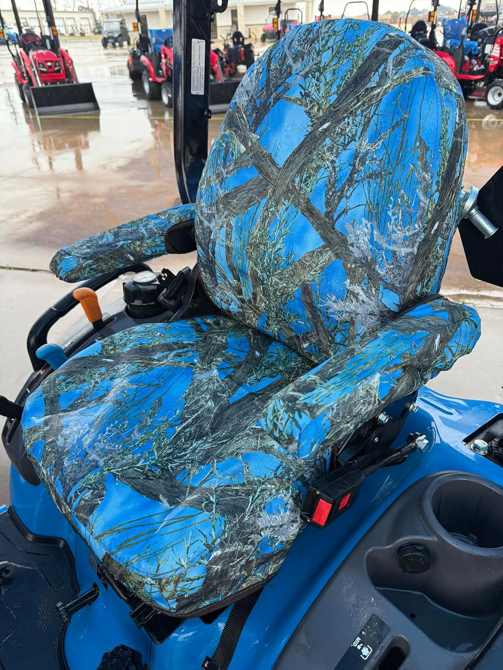 LS01 - LS MT125 Tractor Seat Covers for Tractor, Check Picture Matches Your Seats. Two Piece High Back Seat. Durable Endura Fabric for Long Term Protection from Sun, Animals and the Elements.