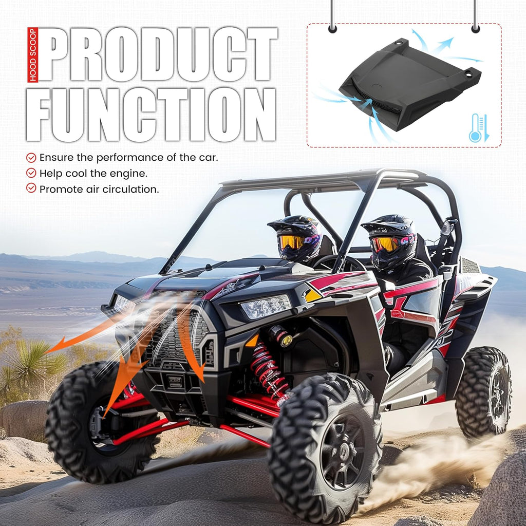 Kojem Hood Scoop Compatible With 2014-2018 Polaris RZR XP 1000; 2014-2018 RZR XP 4 1000/XP 1000; 2015-2020 900/S/XC; 2016-2020 1000 S Replacement for 2881467 NOT for RZR Turbo