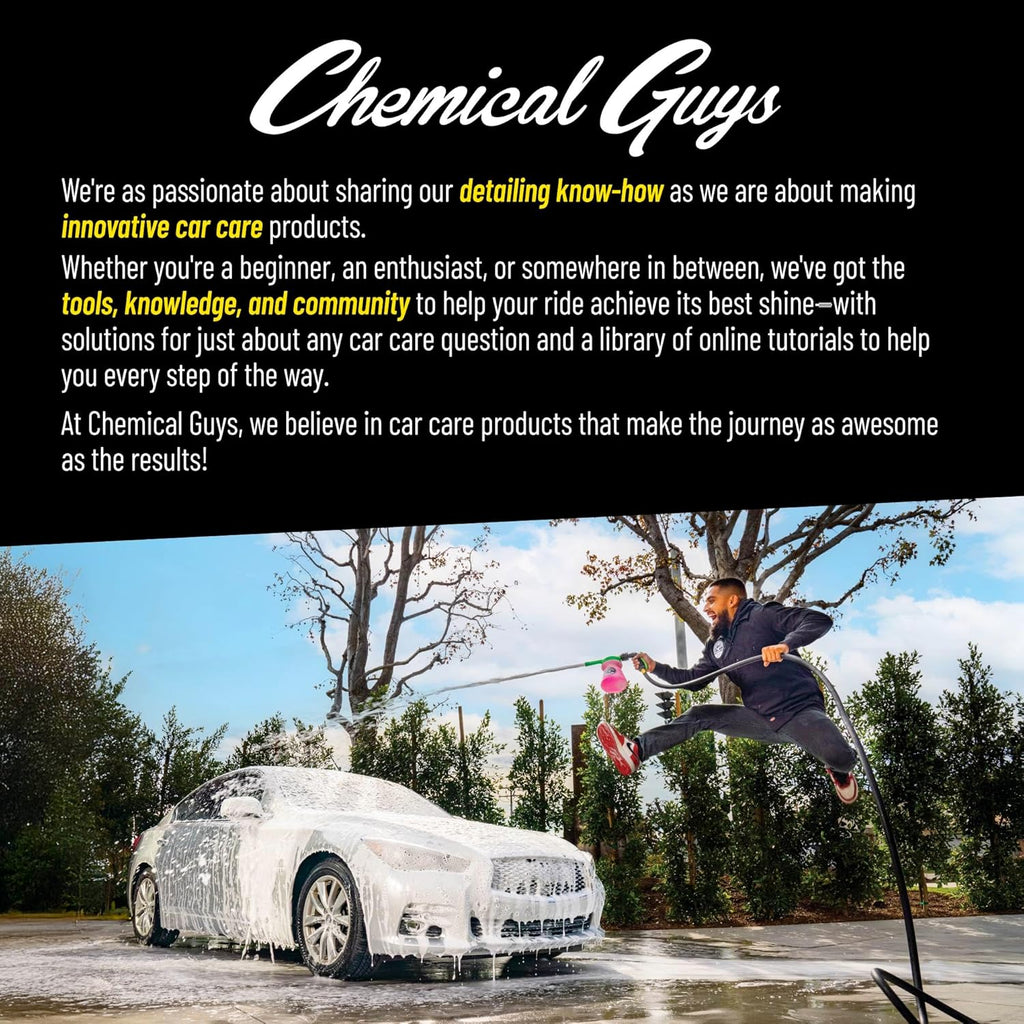 Chemical Guys Heavy Duty Bottle and Trigger Sprayer, Chemical-Resistant Viton Seal, Adjustable Mist to Stream Nozzle, High Output, Car Detailing Cleaners and Degreasers - 16 Oz, 3 Pack