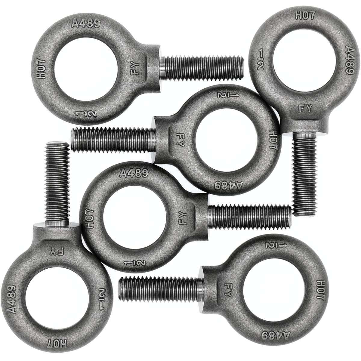 box of 6 pcs lifting shoulder eye bolts, main product view