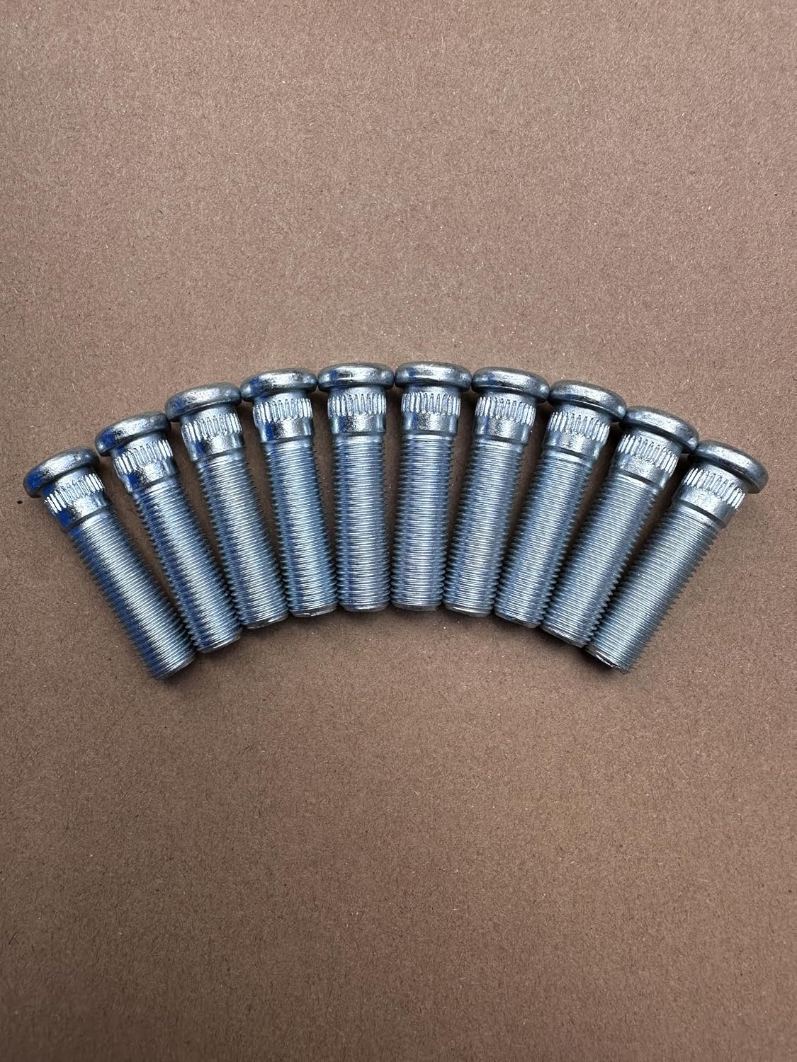 10PCS Wheel Stud Bolts 7/16-20 Thread .475 in. Knurl 1.75' Length 610-259 Replacement for 1960-1982 Chevrolet Corvette Front Rear